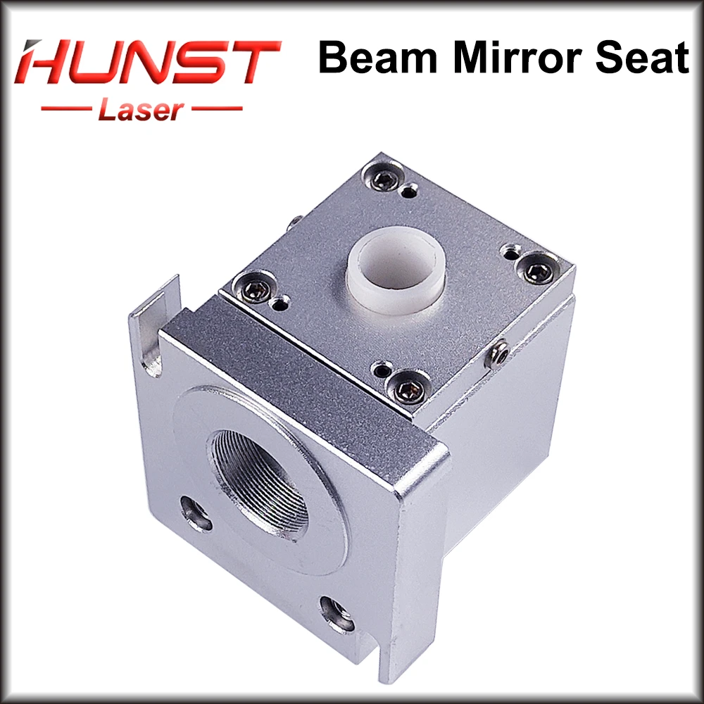 HUNST CO2 Laser Beam Mirror Seat Is Equipped with Red Light Indicator Beam Combining Mirror & Beam Expanding Mirror