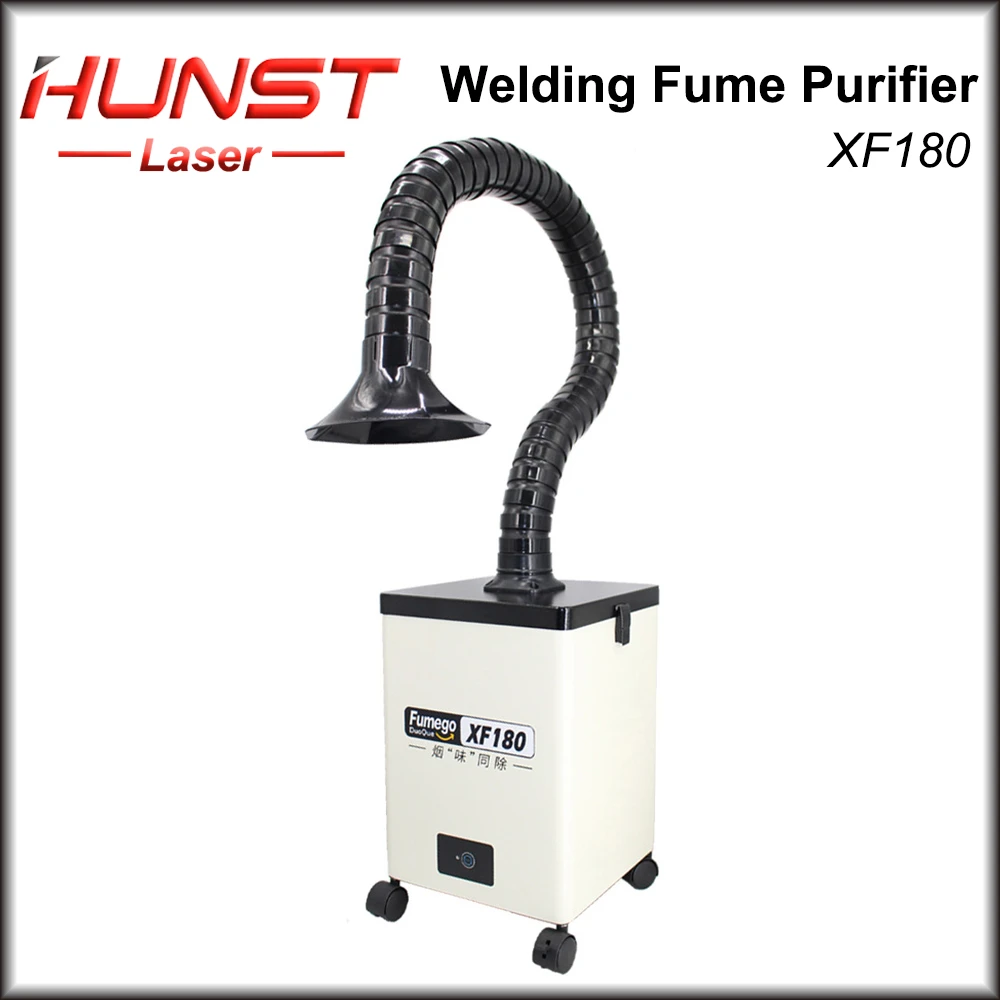 Hunst Laser Fume Extractor XF180 Soldering Smoke Fume Absorber Purifier HEPA Dust Collector for Nail Salon,Beauty Dust Absorbing