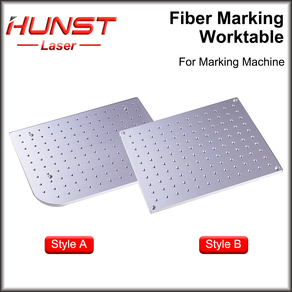 Hunst Fiber UV CO2 Marcação Mesa de Trabalho Plataforma de Trabalho de Alumínio 320*280 e 350*550 para Máquina de Marcação a Laser DIY