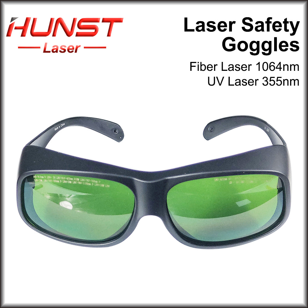 Hunst 1064nm UV355 Laser Safety Goggles Shield Protection Eyewear 180-420nm 750nm-1100nm For YAG Fiber Lase