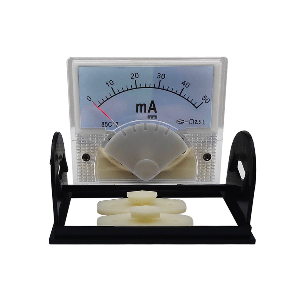 Hunst 50mA Ammeter 85C17 DC 0-50mA Analog Amp Panel Meter Current for CO2 Laser Engraving Cutting Machine