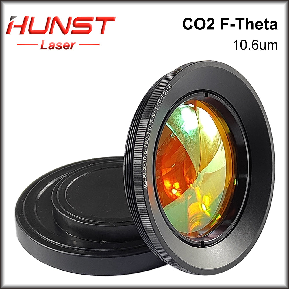 Hunst Co2 F-theta Lens 10.6um 10600nm Wavelength USA CVD ZnSe M85 Thread F75-F430 for Co2 Laser Marking & Engraving Machine