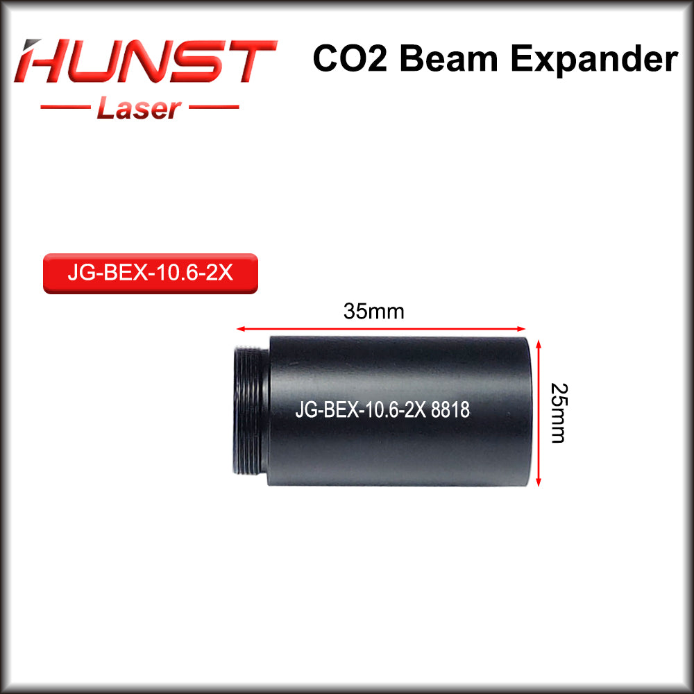 Hunst CO2 10600nm Laser Beam Expander 2X 2.5X 3X 4X Expansion Ratio M22*0.75 Lense Optics For CO2 Laser Marking Machine