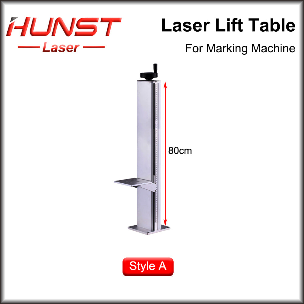 Hunst Laser Marking Machine Lift Table Z-axis Lift Stand Altura 500 e 800MM, Com Controle de Motor Mesa Elevatória Elétrica