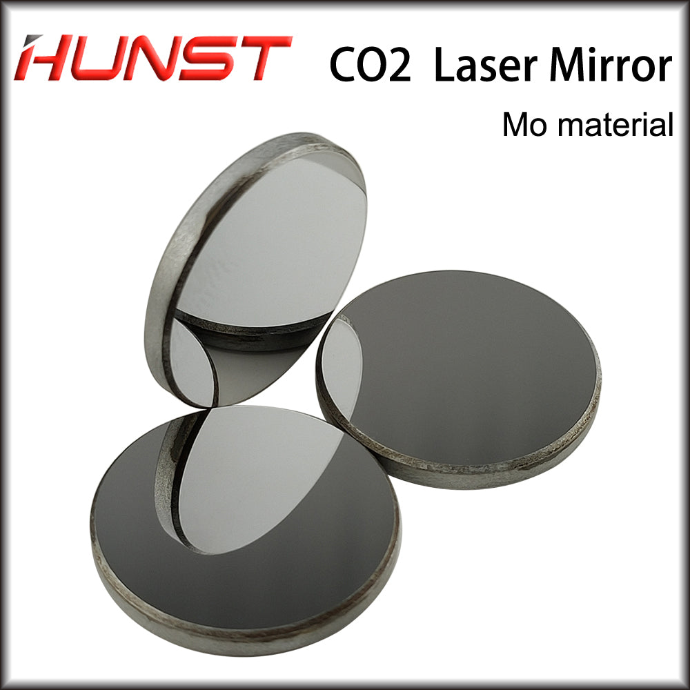 Hunst 3pcs/Lot Reflective Lens Mo Laser Mirror Diameter 20 25 30mm For 30-200W CO2 Laser Engraving Cutting Machine Spare Parts
