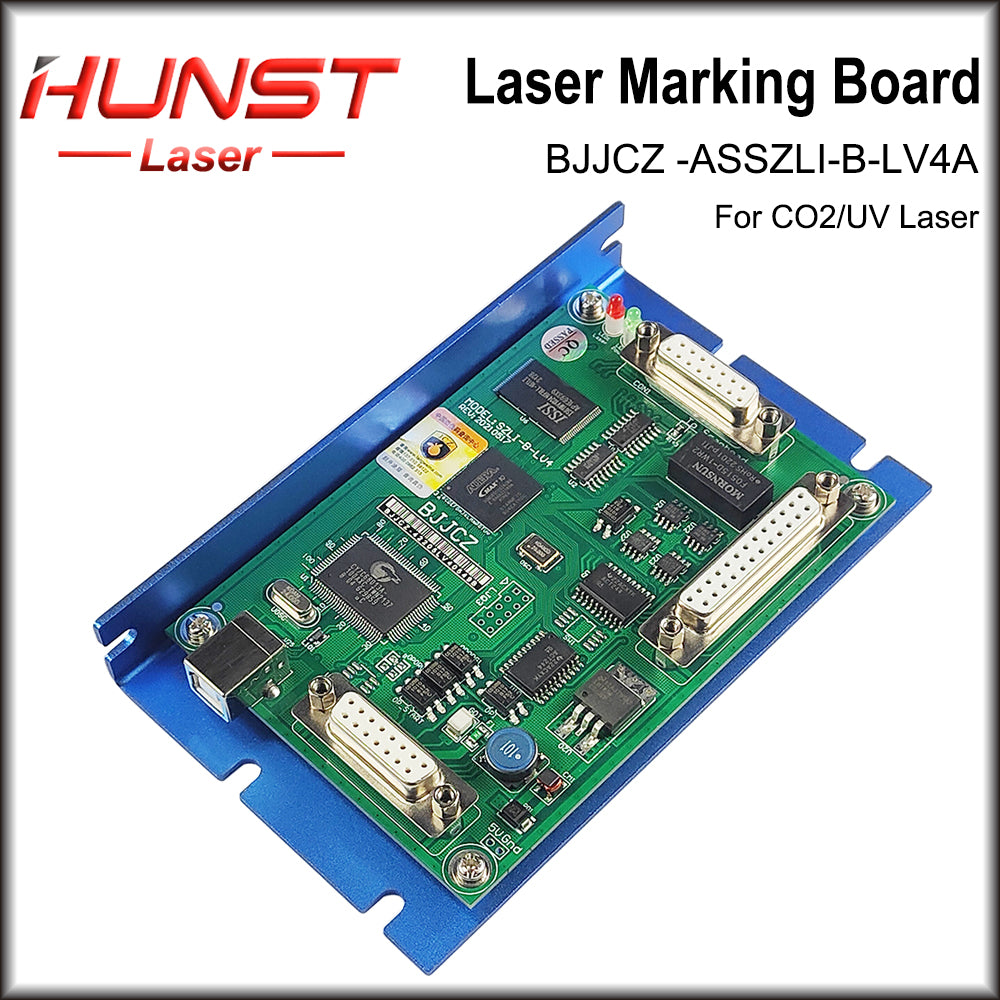 Hunst Original BJJCZ LV4 CO2 UV Laser Controller Ezcad Control Card Motherboard 32/64 Bit System for Laser Marking Machine