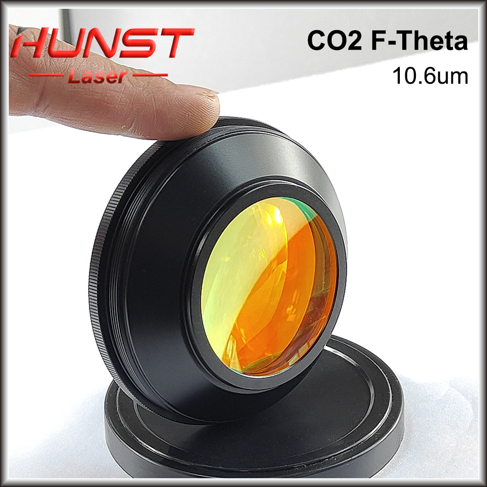 Hunst Co2 F-theta Lens 10.6um 10600nm Wavelength USA CVD ZnSe M85 Thread F75-F430 for Co2 Laser Marking & Engraving Machine