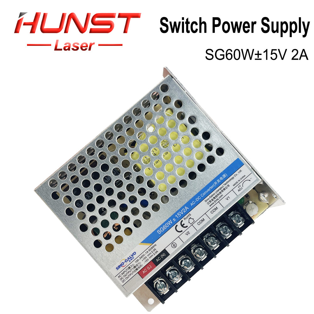 Fonte de alimentação HUNST Sino Galvo SG60W ± 15V2A