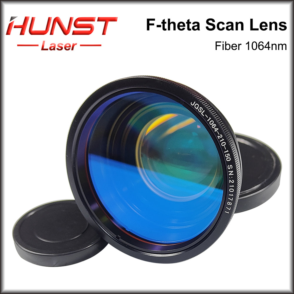 Hunst F-theta Scan Lens 1064nm Field Lens 50x50mm - 300x300mm F80-420mm for YAG Optical Fiber Laser Marking Machine SpareParts