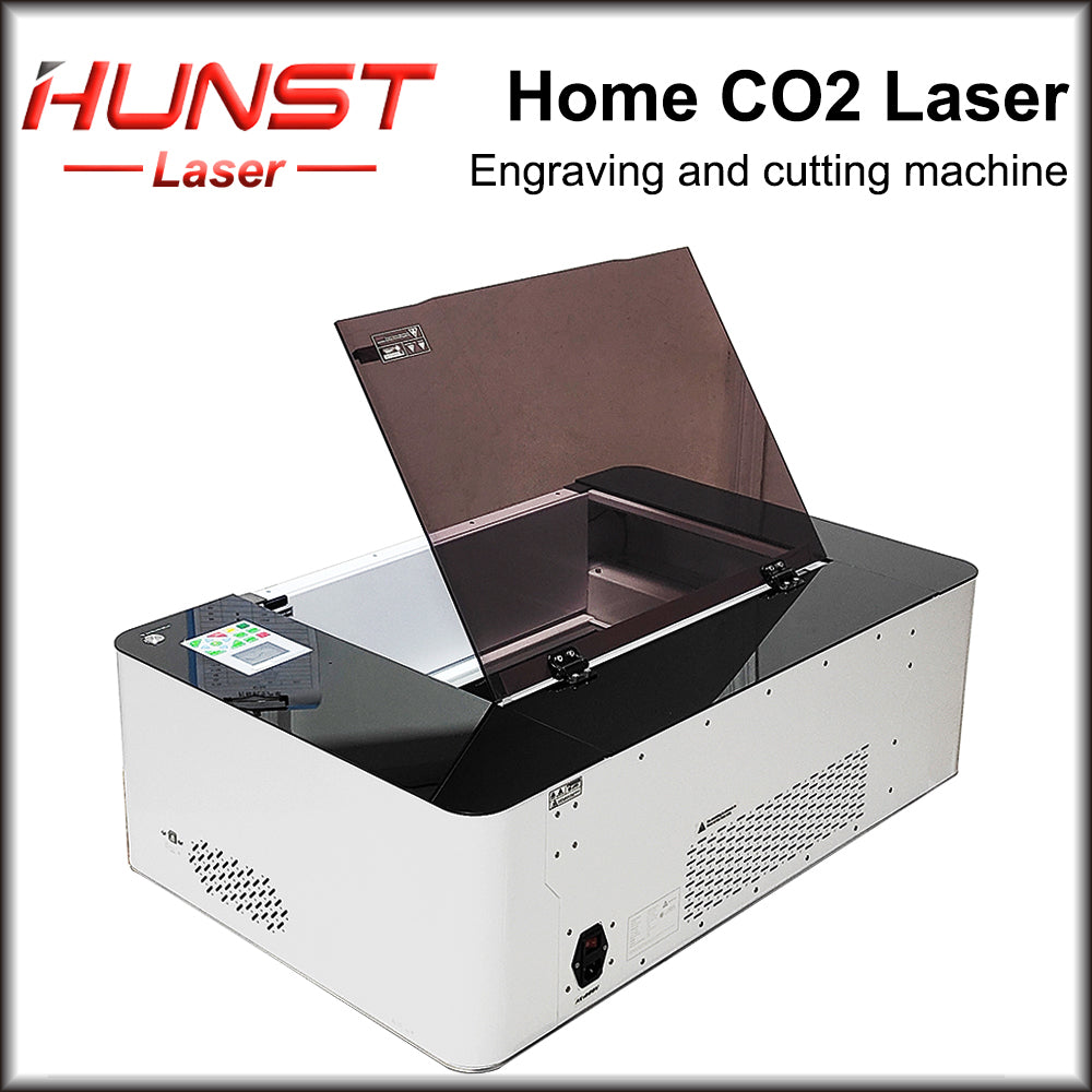 Máquina de corte a laser HUNST SMART-I Co2 Mini impressora a laser 3D de mesa Máquina de gravação de madeira compensada acrílica para hobby doméstico faça você mesmo