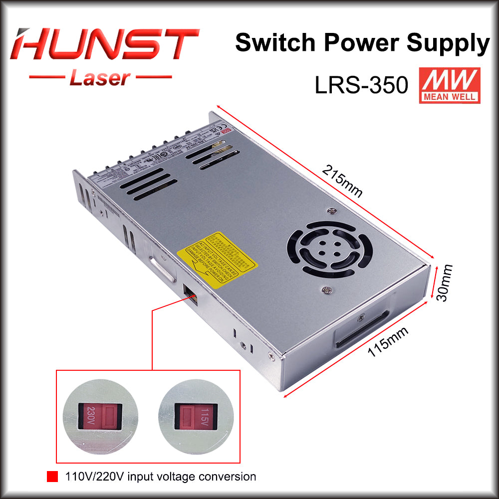 Fonte de alimentação comutada Mean Well LRS-350 série 24 V