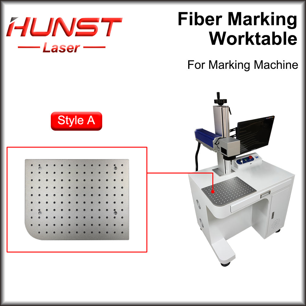 Hunst Fiber UV CO2 Marcação Mesa de Trabalho Plataforma de Trabalho de Alumínio 320*280 e 350*550 para Máquina de Marcação a Laser DIY