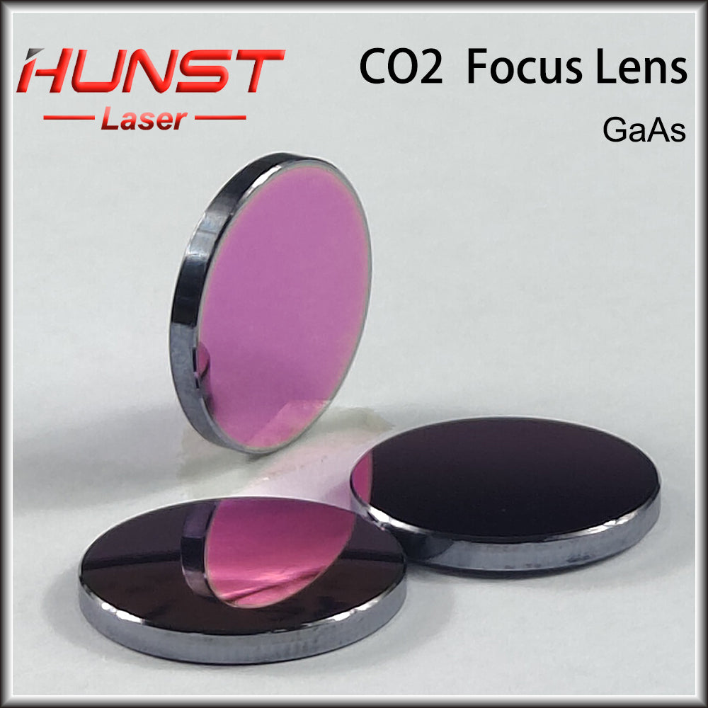 Hunst GaAs Focus Lens Dia. 18/19.05 /20/25mm FL 50.8 63.5 101.6mm High Quality for CO2 Laser Engraving Cutting Machine