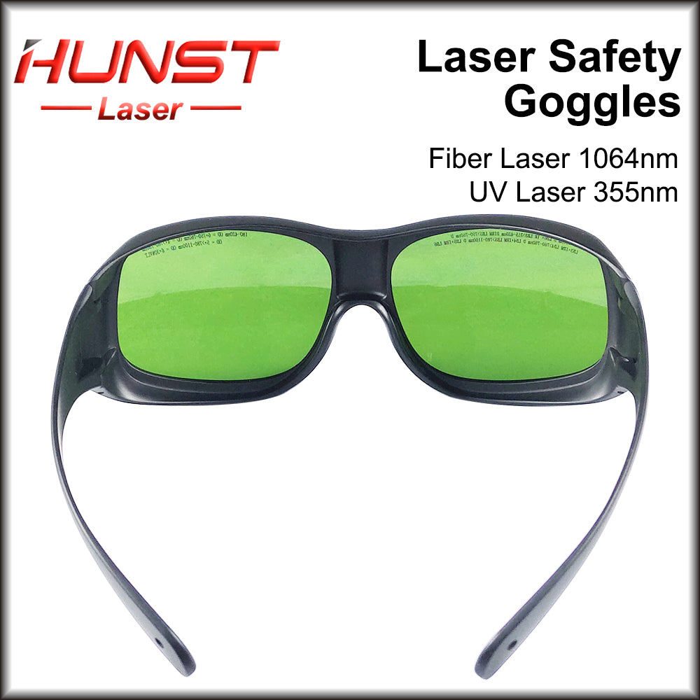 Hunst 1064nm UV355 Laser Safety Goggles Shield Protection Eyewear 180-420nm 750nm-1100nm For YAG Fiber Lase