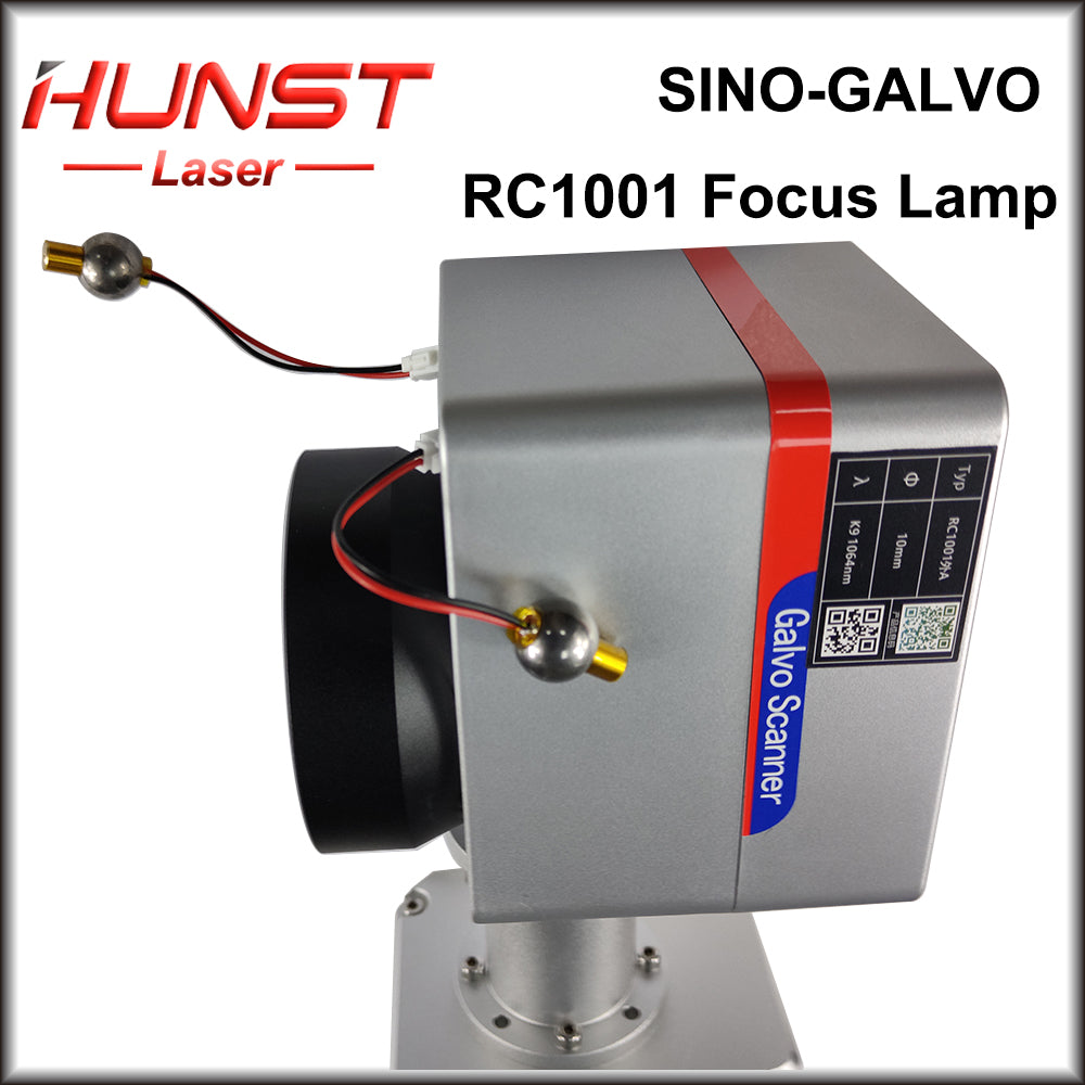 Lâmpada de foco HUNST SINO-GALVO para RC1001 SG7110 1064nm/10600nm/355nm 10mm Laser