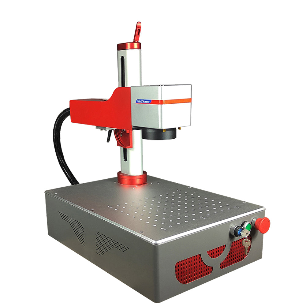 Hunst MAX 30W Portable Foldable Mini Fiber Laser Marking Machine.