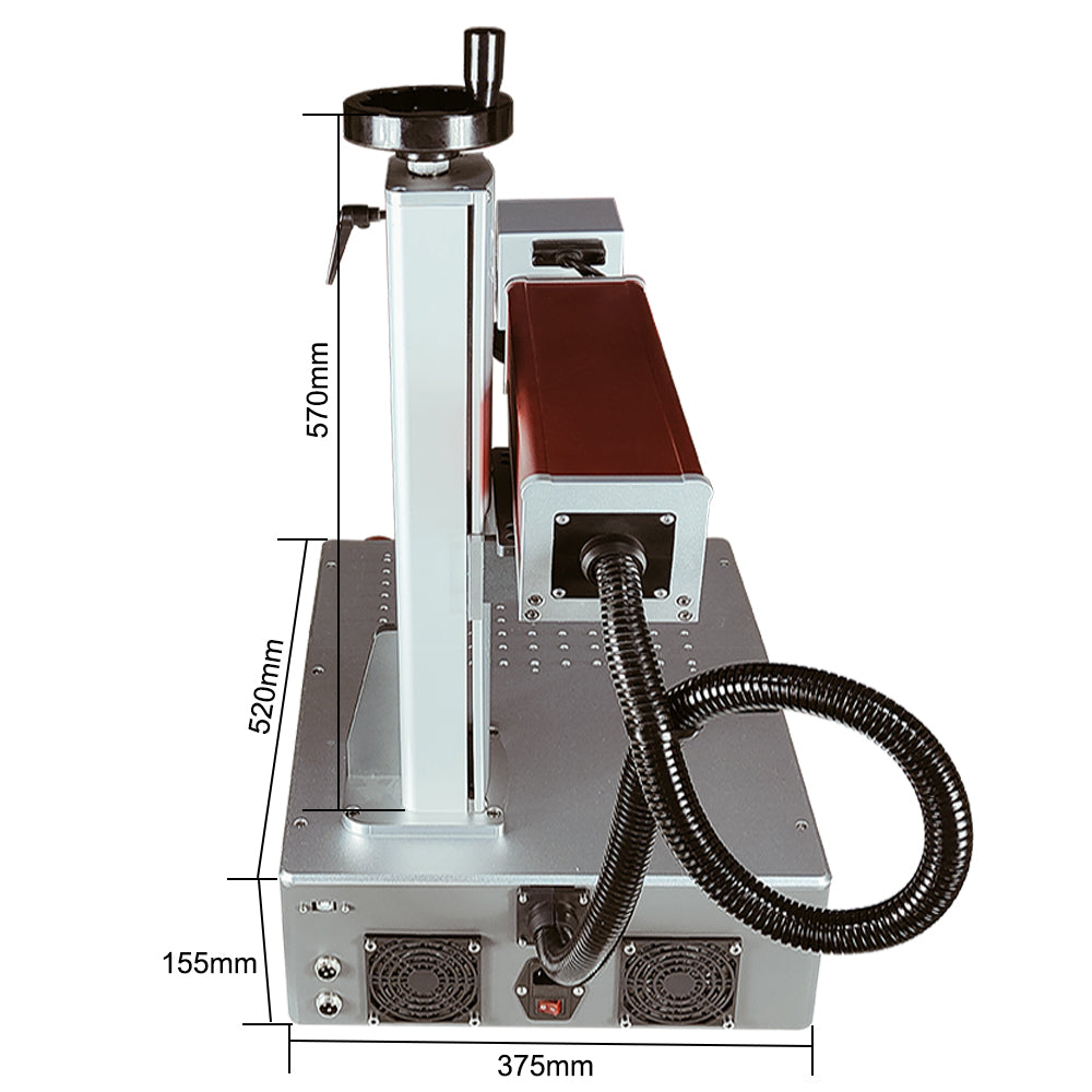Máquina de marcação a laser de fibra Hunst 20W/30W/60W JPT MOPA M7