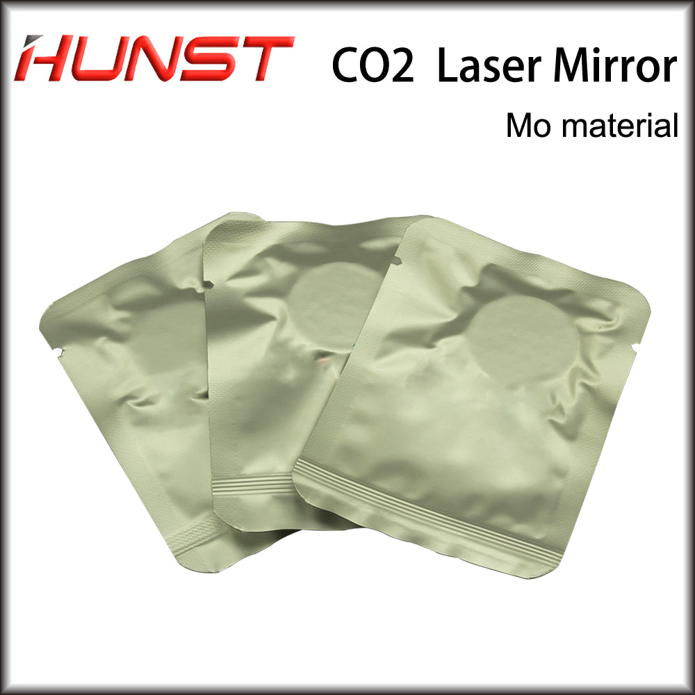 Hunst 3pcs/Lot Reflective Lens Mo Laser Mirror Diameter 20 25 30mm For 30-200W CO2 Laser Engraving Cutting Machine Spare Parts