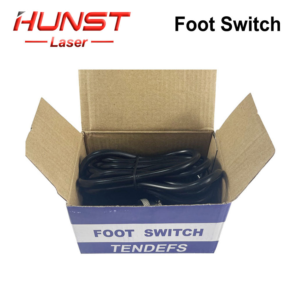 HUNST Metal Foot Switch TFS-1 10A 250VAC Line Length 1.9M Self-resetting Small Pedal