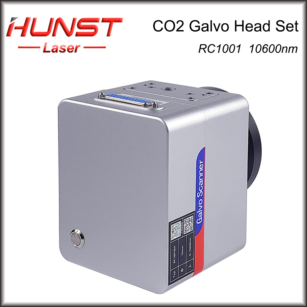 Hunst SINO-GALVO RC1001 CO2 Laser Scan Galvo Head Set 10600nm Abertura 10mm Galvanômetro Scanner com Fonte de Alimentação