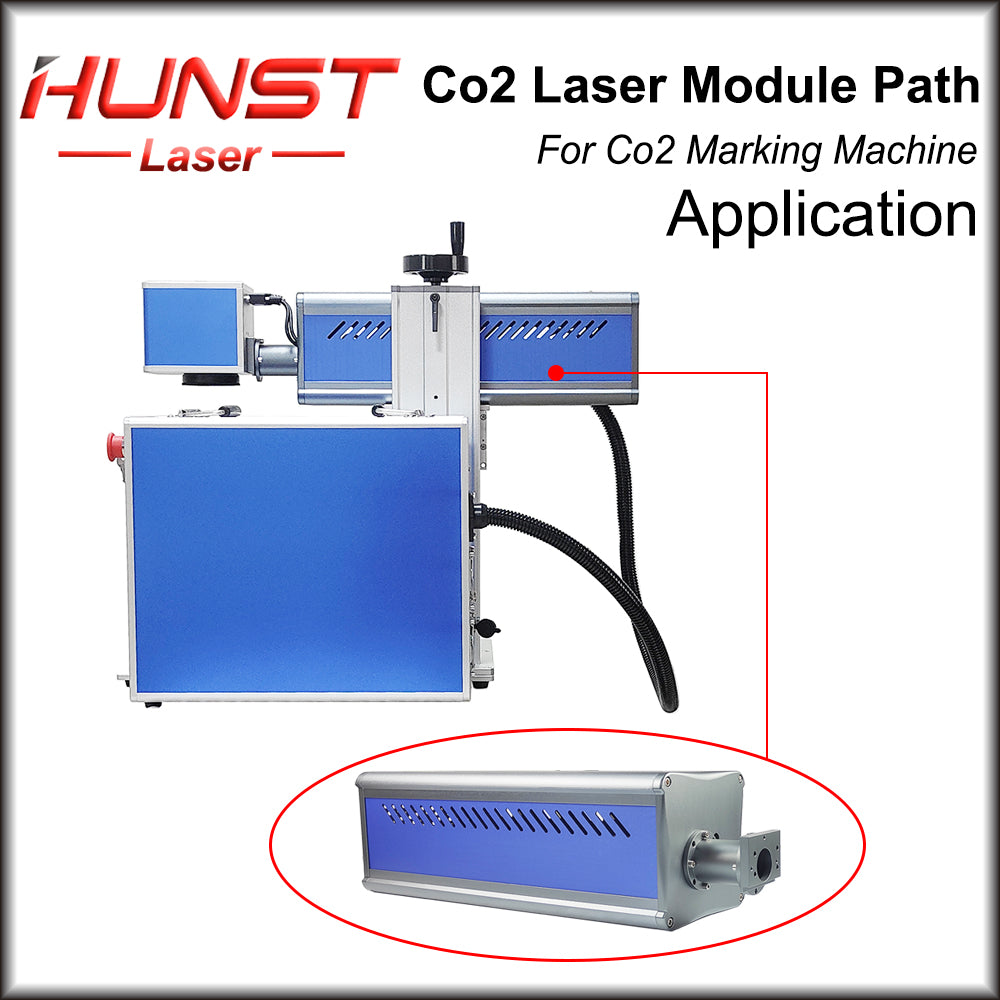 Módulo de laser Hunst Co2 Path SYNRAD CRD DAVI RF Fonte de laser Peças de máquinas para máquina de marcação de CO2 de 10,6 µm