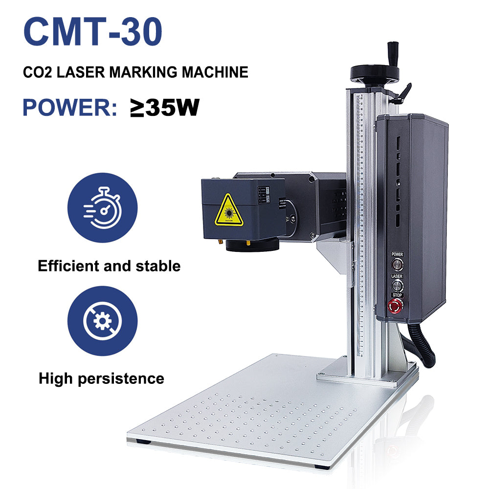 HUNST 10.6um Co2 Laser Engraving Machine 35W Metal RF Laser Tube Suitable For Leather, Cloth, Wood Board, Plastic Marking