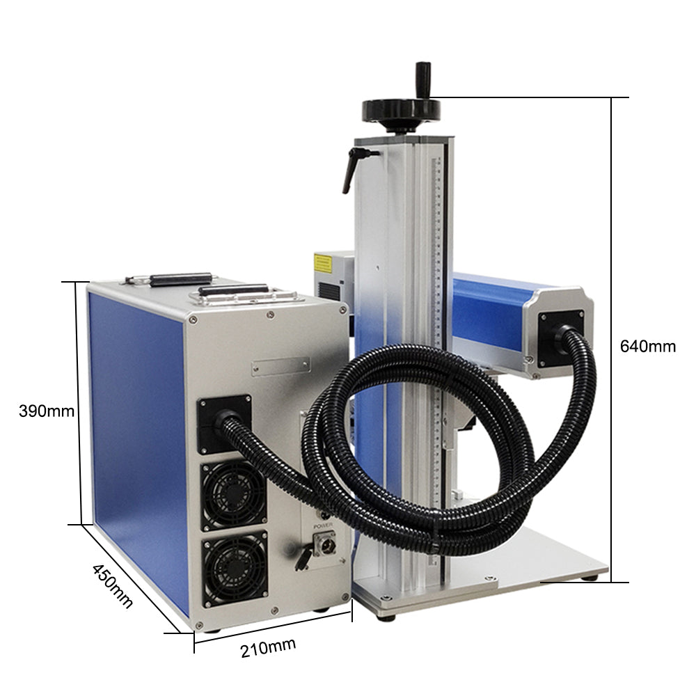 Hunst Tax free 50W 30W Fiber Laser Marking Machine Raycus para DIY Jewelry Engraving Gold, Silver, Metal, Frete grátis no Brasil, UE, México