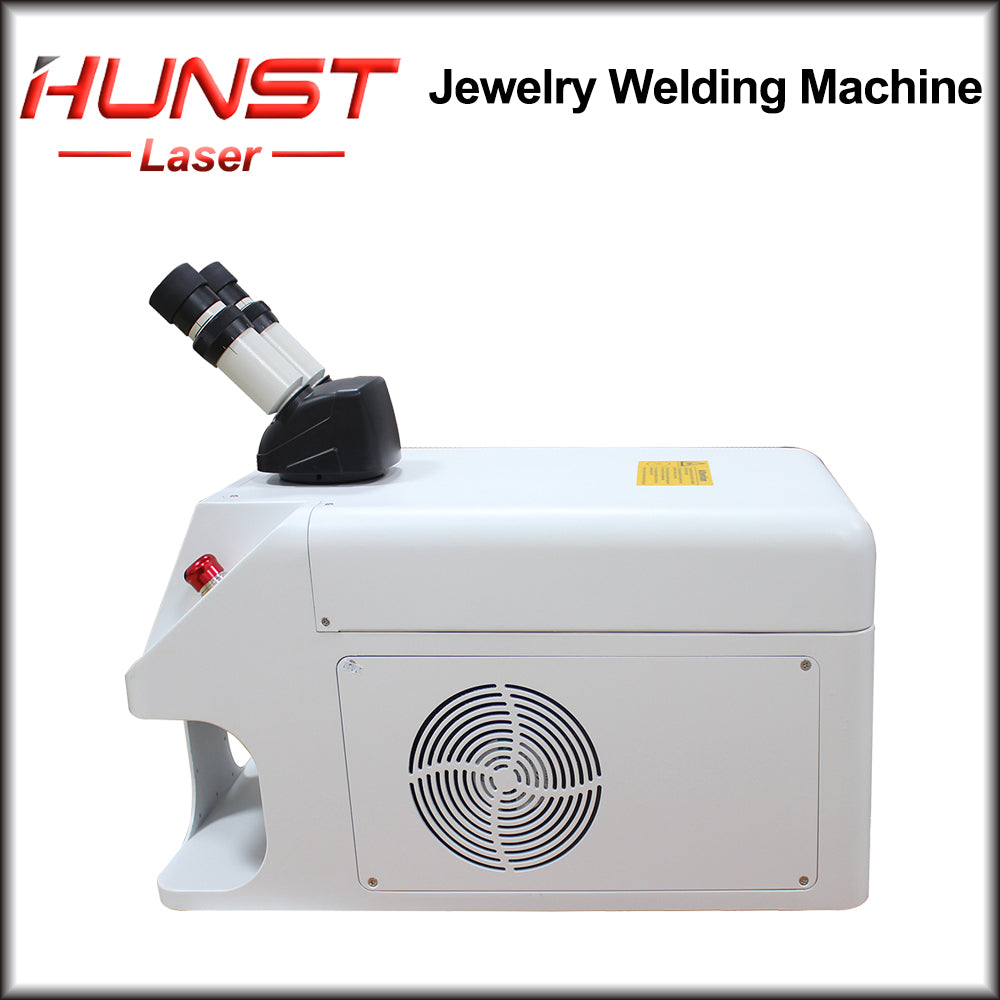 Hunst Jewelry Laser Welding Machine 80W Soldering Mini Portable Fiber Laser Welder Gold Silver Titanium Metal Rings Necklace