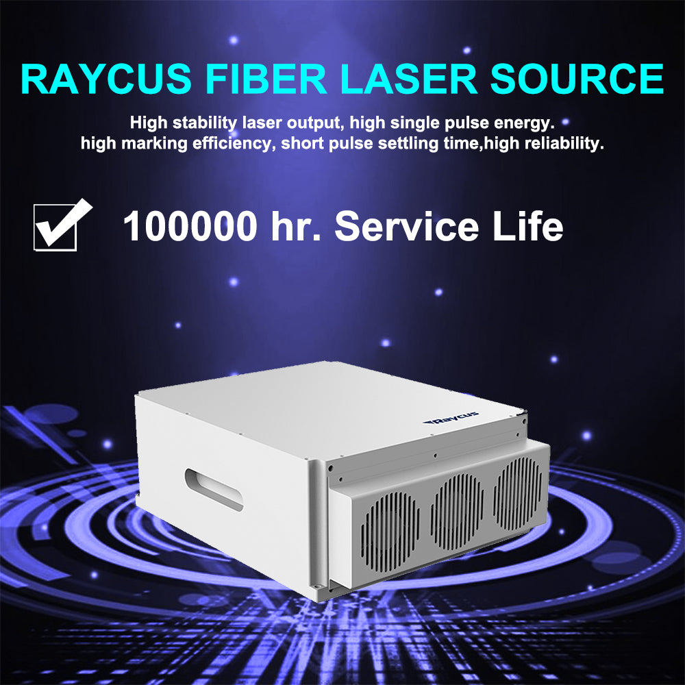 Máquina de marcação a laser de fibra Raycus Hunst 20W 30W 50W 100W