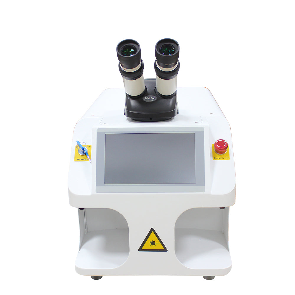 Hunst Jewelry Laser Welding Machine 80W Soldering Mini Portable Fiber Laser Welder Gold Silver Titanium Metal Rings Necklace