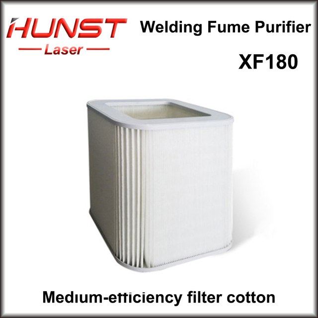 Elemento filtrante para extractor de humos láser Hunst para XF180 XF250 Purificador absorbente de humos de soldadura Colector de polvo HEPA Colector de polvo HEPA