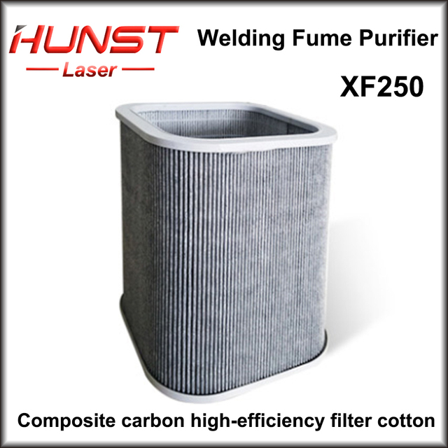 Elemento filtrante para extractor de humos láser Hunst para XF180 XF250 Purificador absorbente de humos de soldadura Colector de polvo HEPA Colector de polvo HEPA