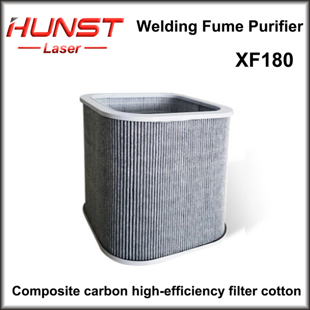 Elemento filtrante para extractor de humos láser Hunst para XF180 XF250 Purificador absorbente de humos de soldadura Colector de polvo HEPA Colector de polvo HEPA
