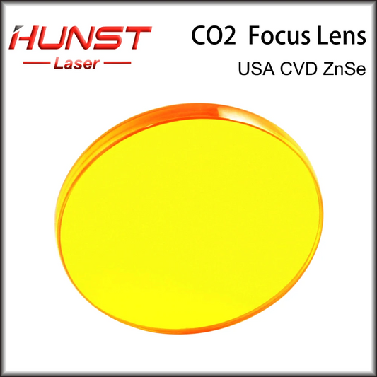 Hunst CO2 Laser Lens USA ZnSe Mirro Dia 12 18 19 20 25mm Focus 38.1 50.8 63.5mm For Laser Cutting Engraving Machine Spare Parts