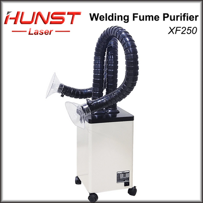 Hunst Laser Fume Extractor XF250 Soldering Smoke Fume Absorber Purifier HEPA Dust Collector for Nail Salon,Beauty Dust Absorbing