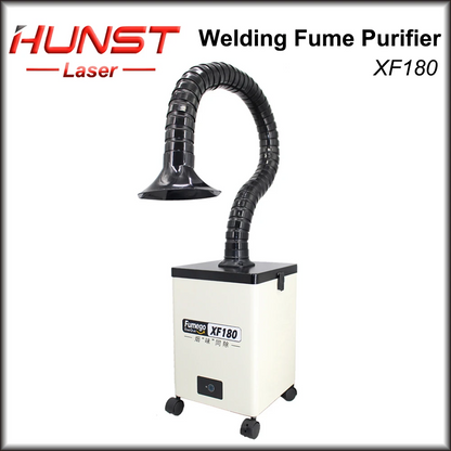 Hunst Laser Fume Extractor XF180 Soldering Smoke Fume Absorber Purifier HEPA Dust Collector for Nail Salon,Beauty Dust Absorbing