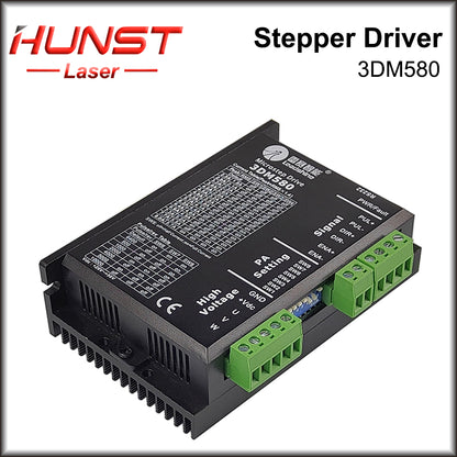 HUNST 3DM580 Stepper Motor Driver 3 Phase Leadshine Servo Driver 40 VDC Input Max 8A For CO2 Laser Cutting and Engraving Machine