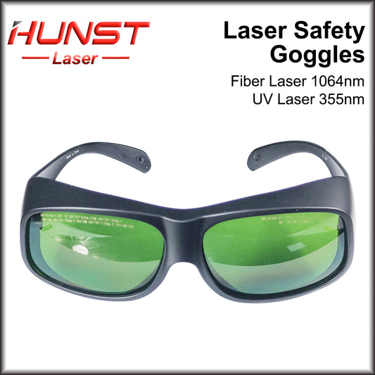 Hunst 1064nm UV355 Laser Safety Goggles  Shield Protection Eyewear 180-420nm 750nm-1100nm For YAG Fiber Lase