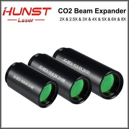 Hunst CO2 10600nm Laser Beam Expander 2X 2.5X 3X 4X Expansion Ratio M22*0.75 Lense Optics For CO2 Laser Marking Machine