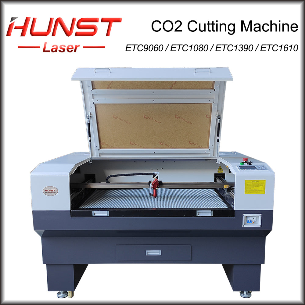 Hunst 80w 100w 130w CO2 Laser Engraving Cutting Machine 9060/1080/1390/1610 Laser Cutter for Wood Acylic Fabric Leather Paper