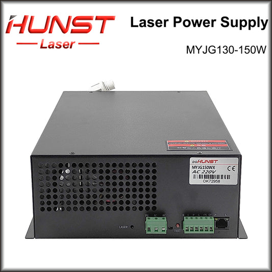 Hunst MYJG 130-150W CO2 Laser Power Supply 130~150W Laser Generator For Co2 Engraving Cutting Machine Glass Tube