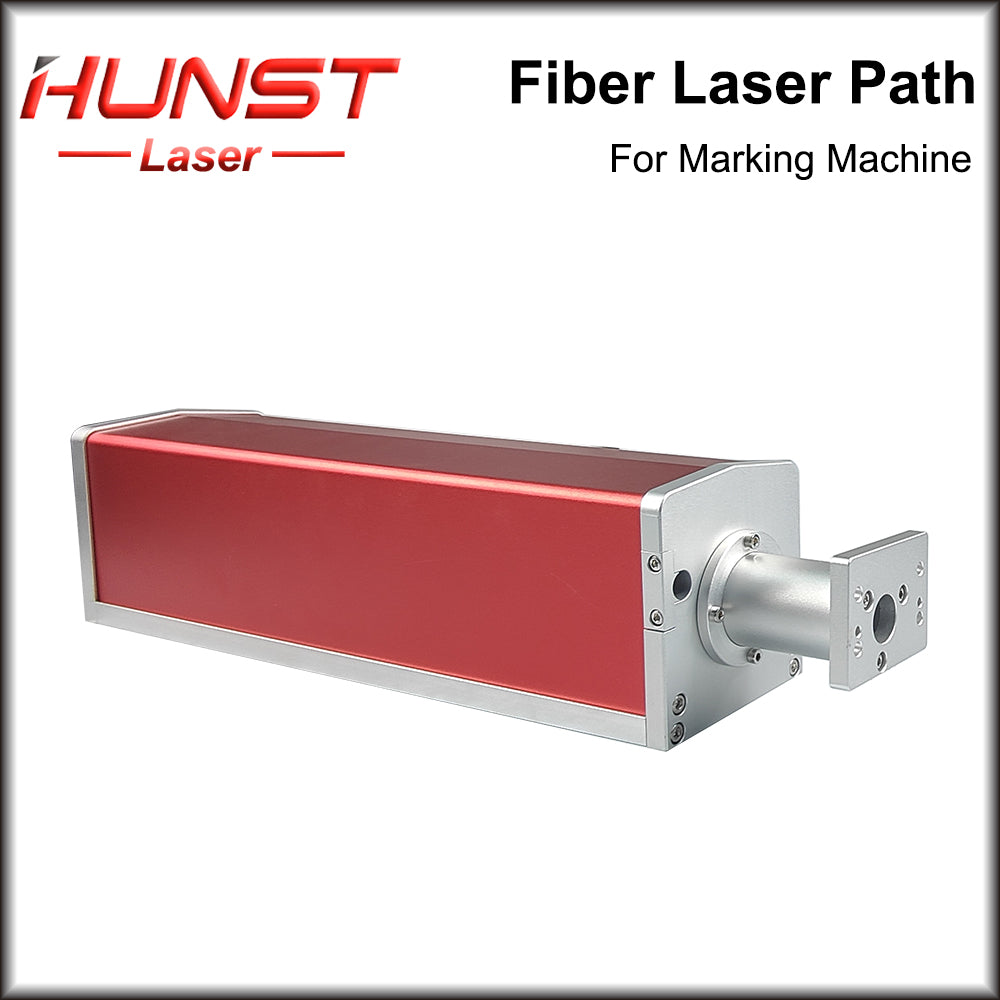 HUNST Fiber Laser Path Red Standard Fiber Laser Path Housing Rayucs MAX JPT Interface for Laser Marking Machine