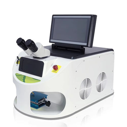 HUNST 200W Jewelry Laser Spot Welding Machine Laser Soldering With HD CCD Microscope for Gold Silver Chain Ring Pendant Denture