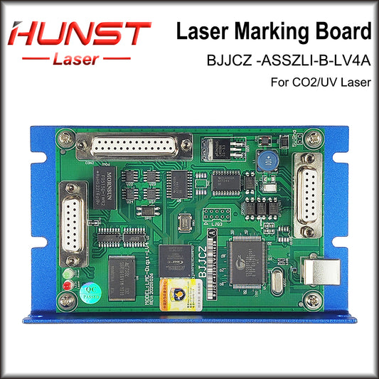 Hunst Original BJJCZ LV4 CO2 UV Laser Controller Ezcad Control Card Motherboard 32/64 Bit System for Laser Marking Machine