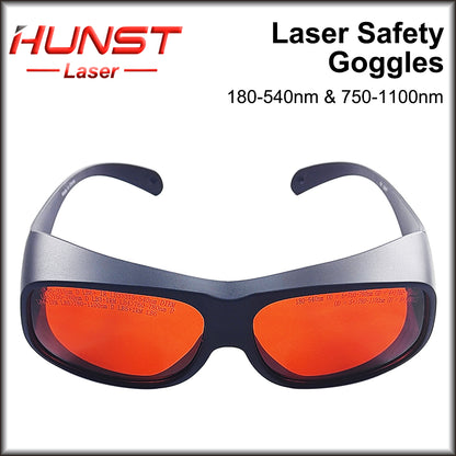 HUNST 355 & 532nm & 1064nm Laser Goggles Protective Glasses Shield Protection for Fiber & UV & Green Laser Safety Goggles.