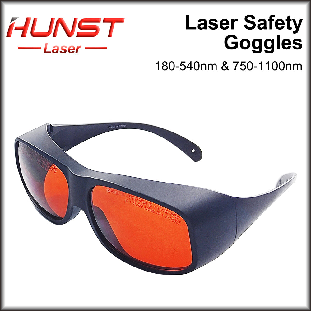 HUNST 355 & 532nm & 1064nm Laser Goggles Protective Glasses Shield Protection for Fiber & UV & Green Laser Safety Goggles.