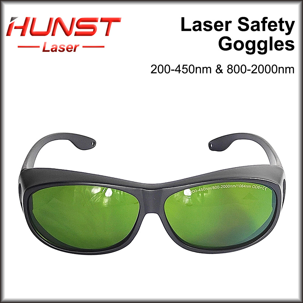 Hunst Laser Safety Goggles Protective Glasses Shield Protection Eyewear 200-450nm 800nm-2000nm For YAG Fiber UV Laser