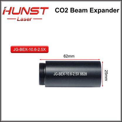 Hunst CO2 10600nm Laser Beam Expander 2X 2.5X 3X 4X Expansion Ratio M22*0.75 Lense Optics For CO2 Laser Marking Machine