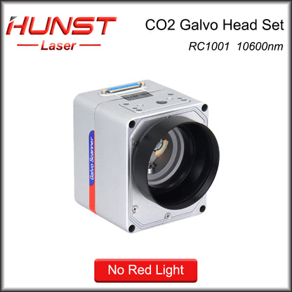 Hunst SINO-GALVO RC1001 CO2 Laser Scan Galvo Head Set 10600nm Aperture 10mm Galvanometer Scanner with Power Supply