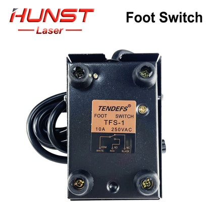 HUNST Metal Foot Switch TFS-1 10A 250VAC Line Length 1.9M Self-resetting Small Pedal